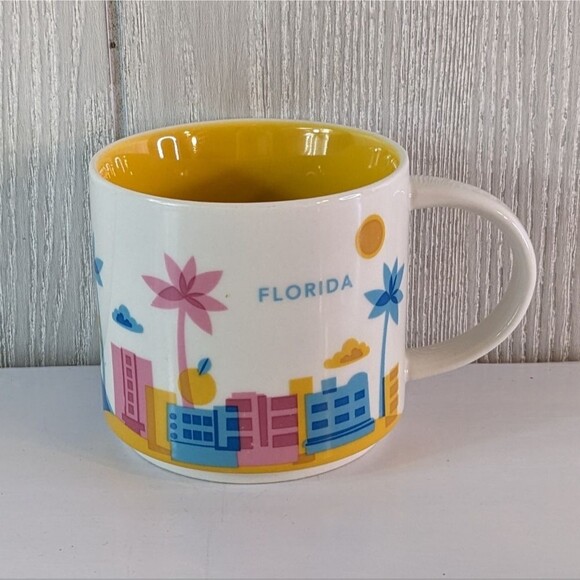 Starbucks You Are Here Collectors Mug 2014 EUC Florida - Picture 1 of 7